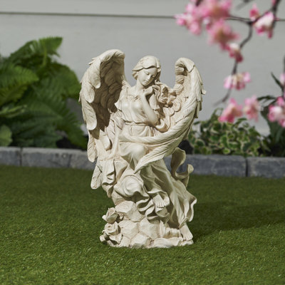 Hi-Line Gift Ltd. Sitting Angel Statue & Reviews | Wayfair
